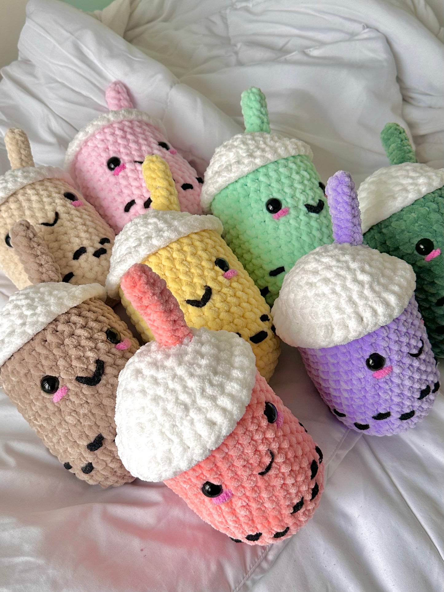 Crochet Boba Plushie Pattern PDF Download Beginner Friendly