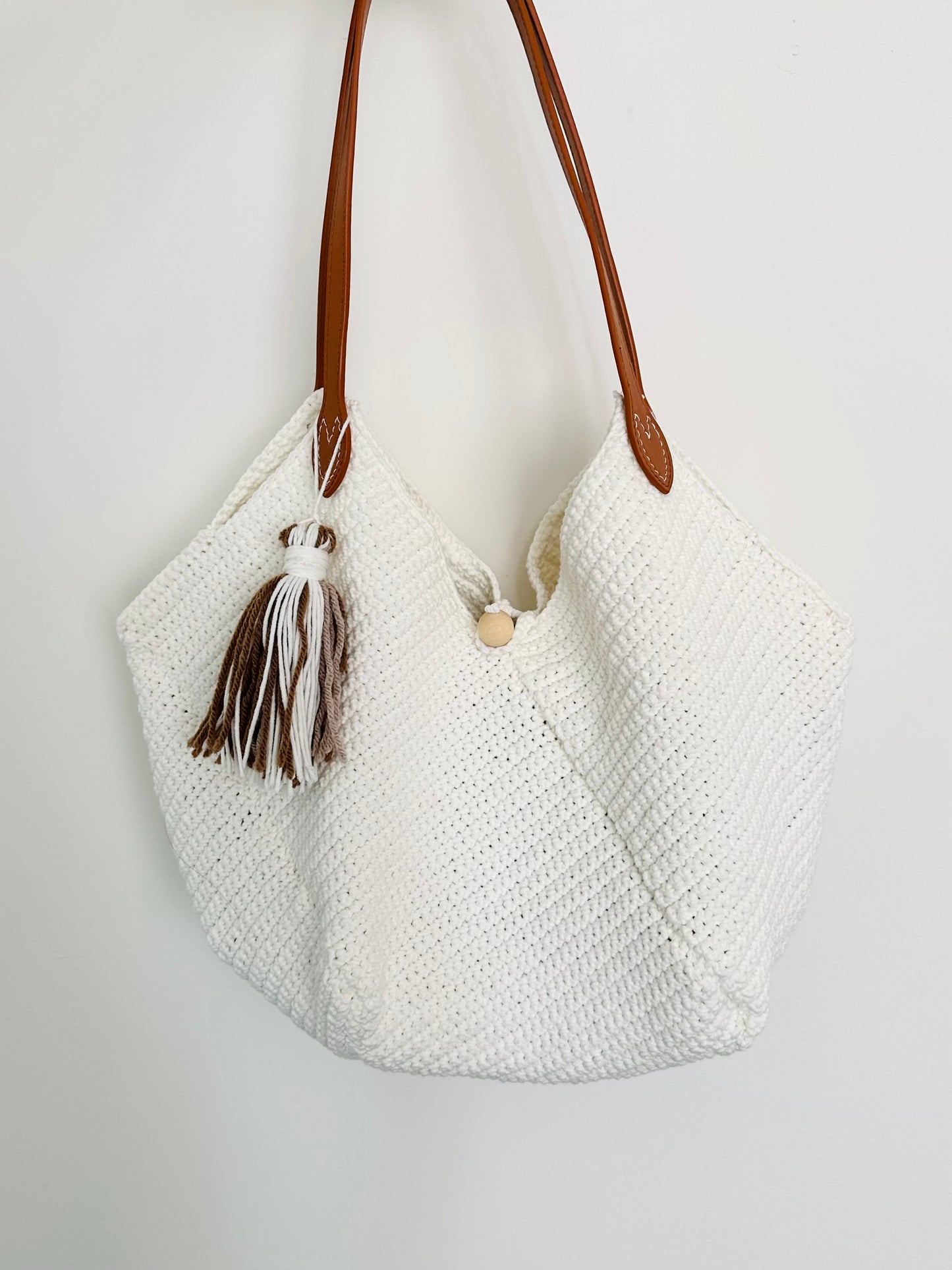 Crochet Handbag - White🤍