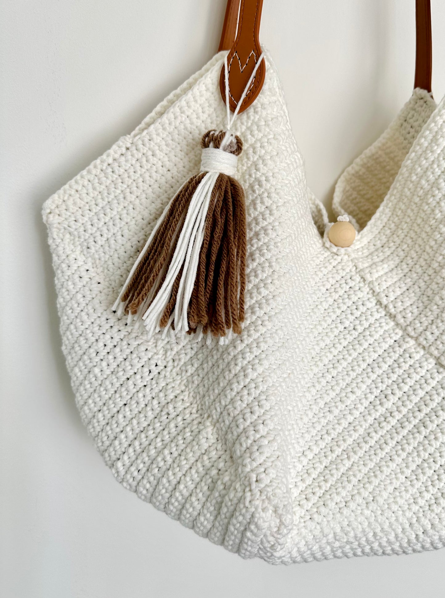 Crochet Handbag - White🤍