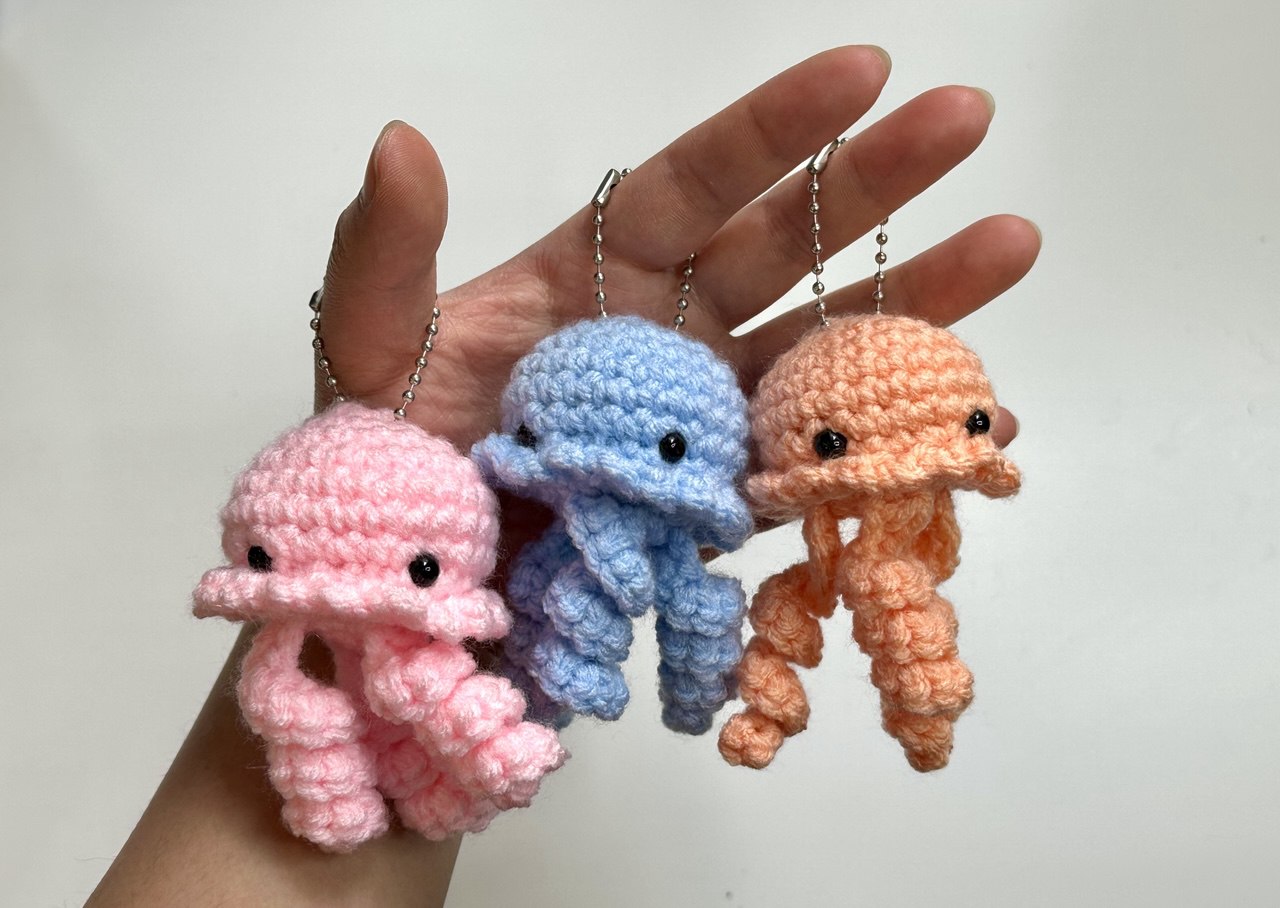 Jellyfish Keychain