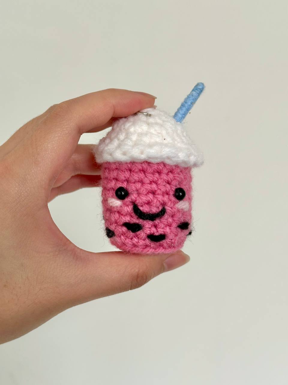 Boba Keychain (Bubble Tea)