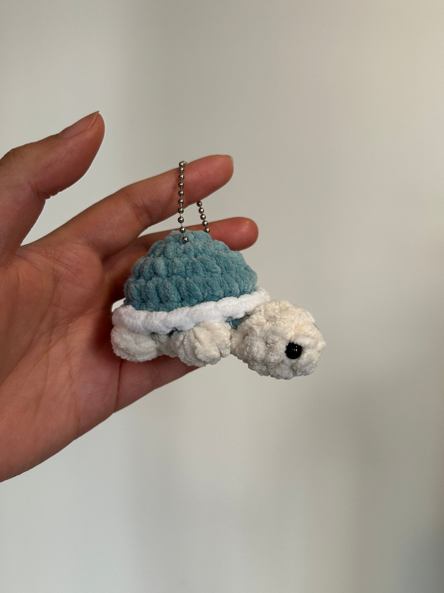 Handmade Crochet Turtle Keychain – Turtle Charm