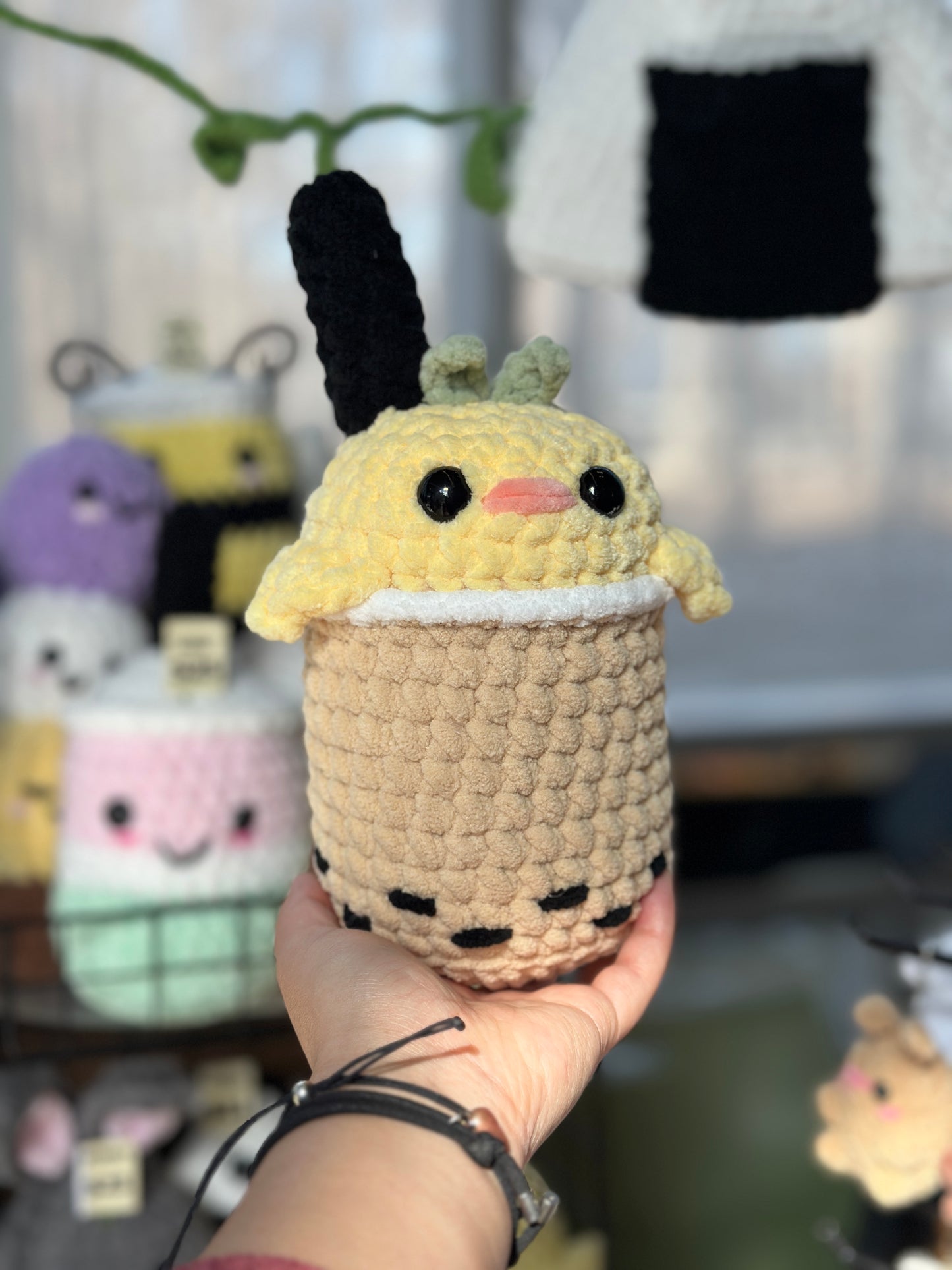 Crochet Chick Boba Plushie Pattern PDF Download (Beginner-Intermediate)