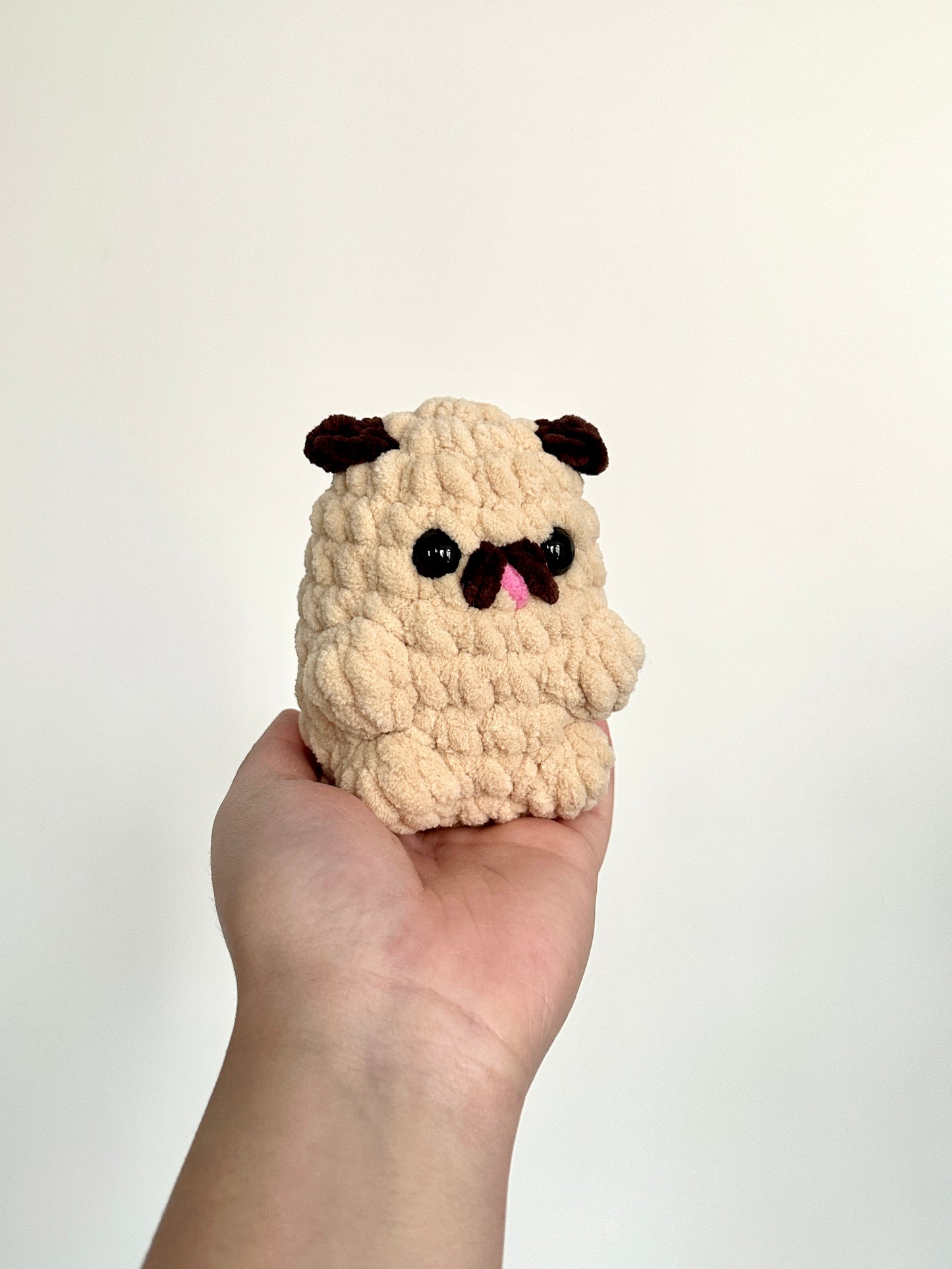 Crochet Mini Panda, Chick, Dog Plushie: Handmade Panda Toy
