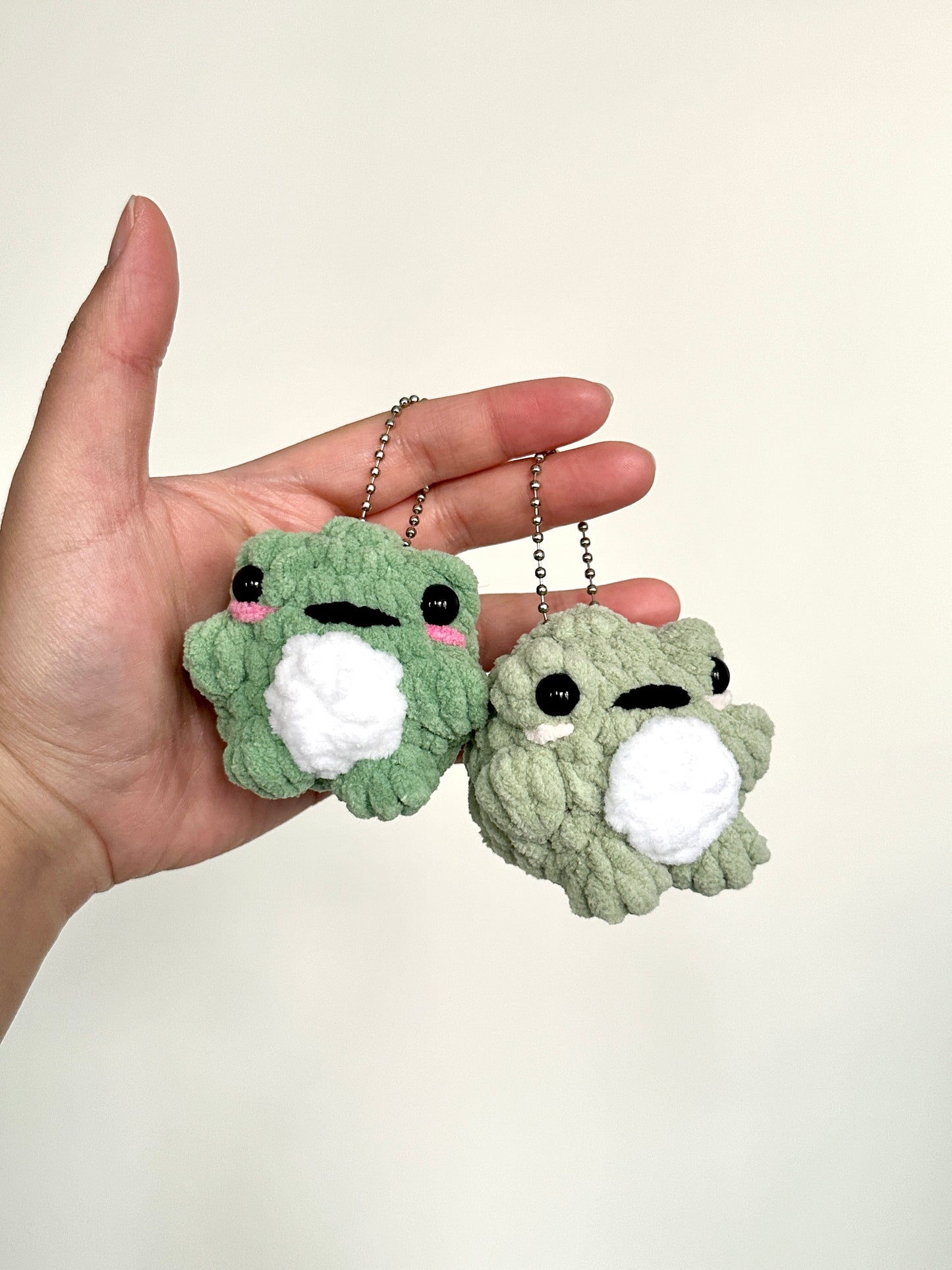 Crochet Frog Keychain Pattern PDF Download Beginner Friendly