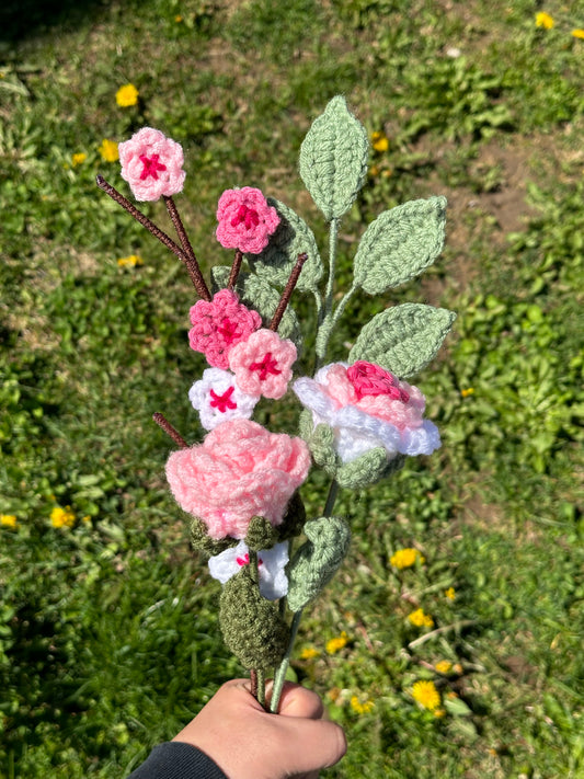 Crochet Ready-made Bouquets
