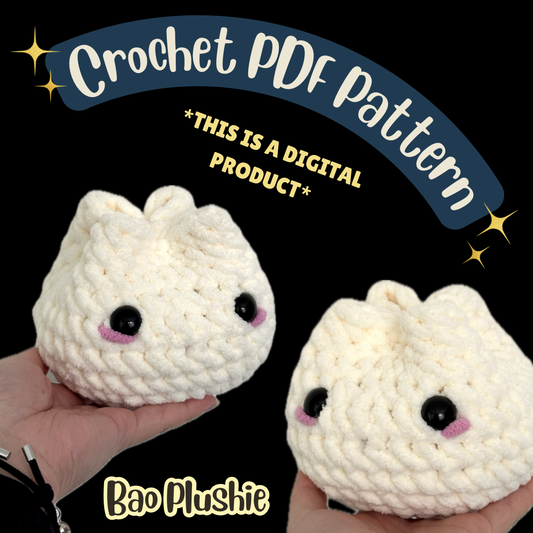 Crochet Bao Plushie Pattern PDF Download Beginner Friendly