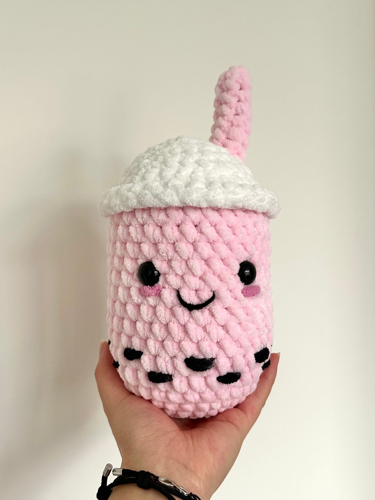 Crochet Boba Plushie Pattern PDF Download Beginner Friendly