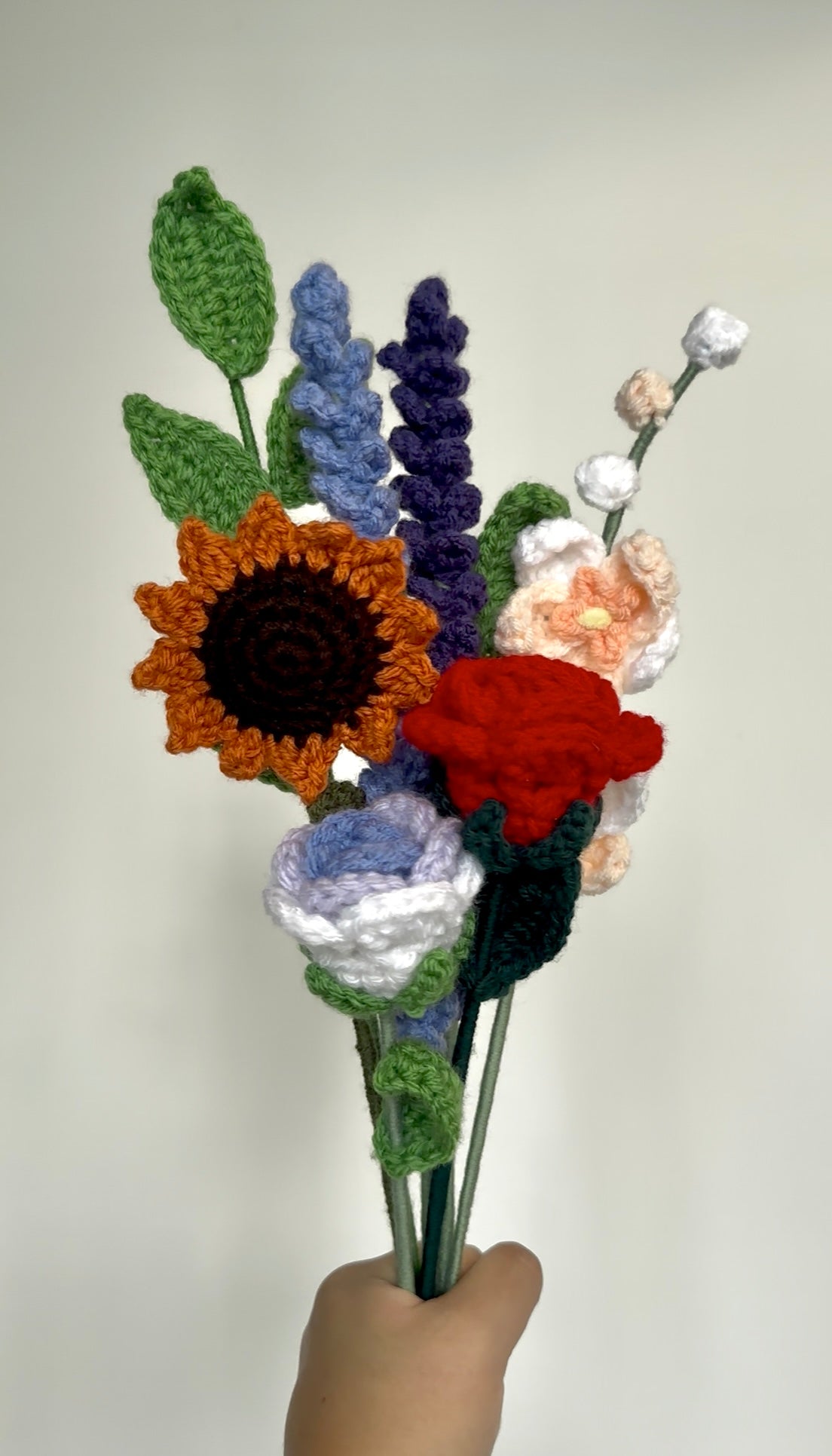 Crochet Flowers🌷Create your own bouquet!