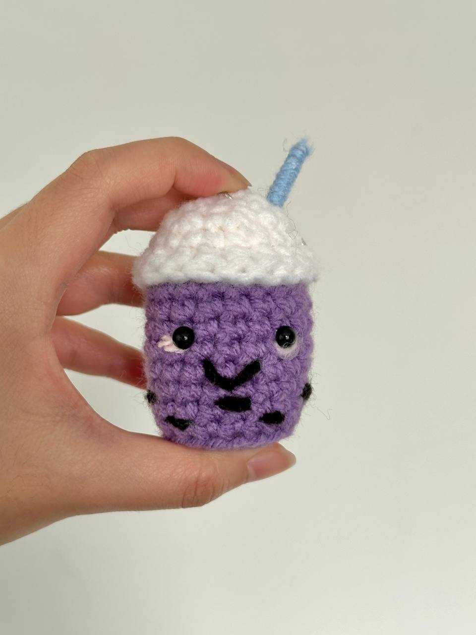 Boba Keychain (Bubble Tea)