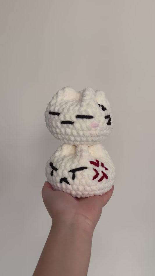 Crochet Emotional Bao Plushie (Dumpling/Steamed Bun/Siopao)